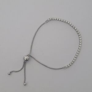 Pandora Sterling Silver Sparkling Slider Bracelet